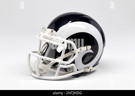 Detailed view of New England Patriots and New Orleans Saints helmets.  (Kirby Lee via AP Stock Photo - Alamy