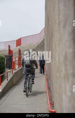 Cycling group in San Francisco Pride Parade 2016 Stock Photo - Alamy