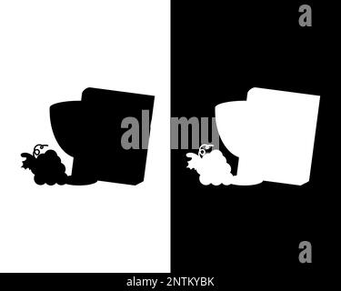 A group of black and white silhouettes for the Holiday Holy Week for your designs. Religious postcard and symbols. Vector illustration Stock Vector