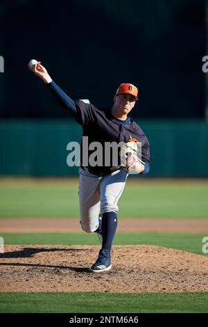 Detroit Tigers' Kyle Funkhouser (36) delivers a pitch during the