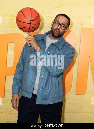 New York, USA. 28th Feb, 2023. Brawley 'Cheese' Chisholm attends the premiere of 'Champions' at AMC Lincoln Square Theater in New York on february 27, 2023. (Photo by Lev Radin/Sipa USA) Credit: Sipa USA/Alamy Live News Stock Photo