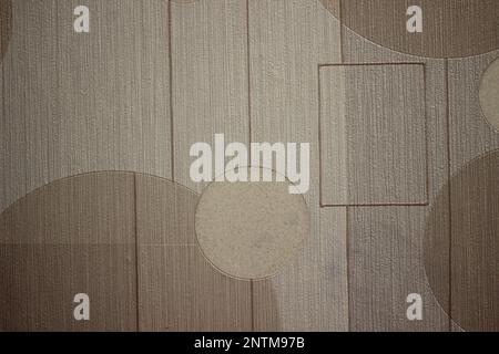 paper texture with dark and light circles and stripes Stock Photo