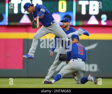 Atlanta Braves second basemen Ozzie Albies (1) gets injured while batting  during an MLB regular season game against the Los Angeles Dodgers, Tuesday  Stock Photo - Alamy