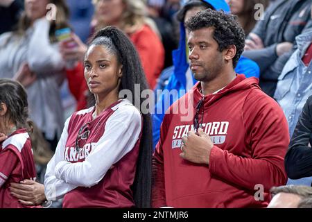 Russell Wilson and Ciara at the 2022 US Open, Friday, Sep. 2, 2022