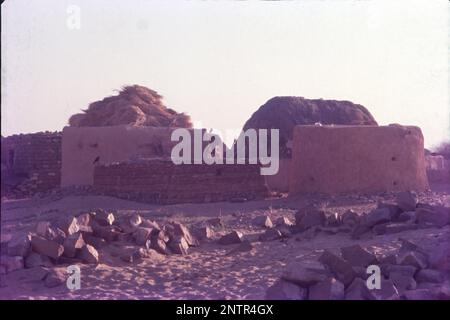 Desert House, Mud House in Jaisalmer, Rajasthan, India Stock Photo