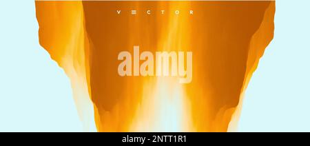Abstract background with dynamic effect. Trendy gradients. 3D vector Illustration for advertising, marketing or presentation. Stock Vector