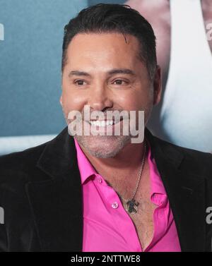 Los Angeles, USA. 27th Feb, 2023. Oscar De La Hoya arrives at the CREED III Los Angeles Premiere held at the TCL Chinese Theatre in Hollywood, CA on Monday, February 27, 2023. (Photo By Sthanlee B. Mirador/Sipa USA) Credit: Sipa USA/Alamy Live News Stock Photo