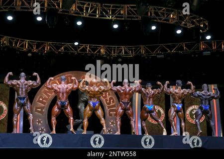 COLUMBUS, OH - MARCH 02: Competition during Bikini C at the Arnold Amateur  IFBB / NPC International Bodybuilding, Fitness, Figure, Bikini and Physique  Championships as part of the Arnold Sports Festival on