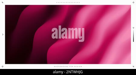 Abstract wavy background for banner, flyer and poster. Dynamic effect. Vector illustration. Cover design template. Can be used for advertising, market Stock Vector