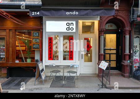ANDO patisserie, 214 E 10th St, New York, NYC storefront photo of