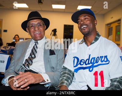January 7, 2015 Los Angeles, CAJimmy Rollins takes a photo by