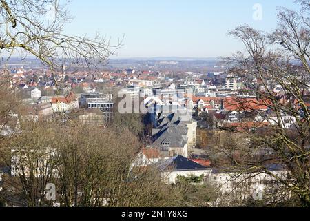 View from the Sparrenburg on a sunny day 2023 Stock Photo