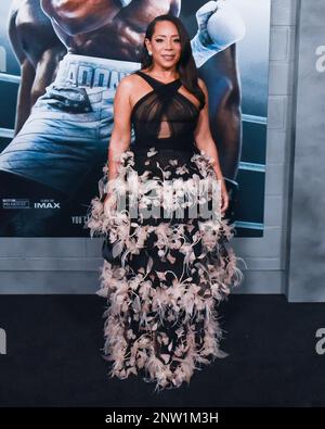 February 27, 2023, Hollywood, California, United States: Selenis Leyva attends the Los Angeles Premiere Of ''CREED III' (Credit Image: © Billy Bennight/ZUMA Press Wire) EDITORIAL USAGE ONLY! Not for Commercial USAGE! Stock Photo