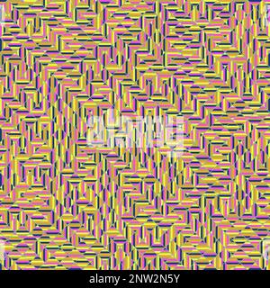 Colorised Rhombuses tiles tessellation pattern illustration Stock Vector