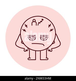 Overpopulation color line icon. Ecology. Pictogram for web page, mobile app, promo. Stock Vector