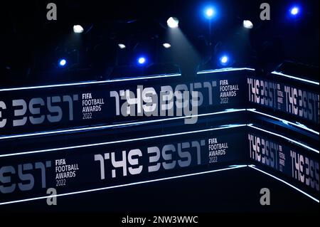 Julien Mattia / Le Pictorium -  Best FIFA AWARDS 2023 ceremony at the Salle Pleyel in Paris -  28/2/2023  -  France / Ile-de-France (region) / Paris  -  at the Best Fifa Awards ceremony at the Salle Pleyel in Paris, 27 February 2023 Stock Photo