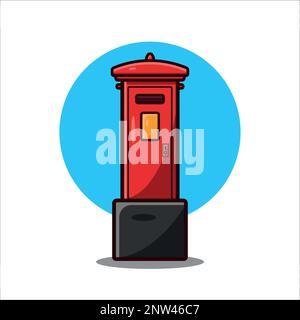 Post box vector illustration . Stock Vector