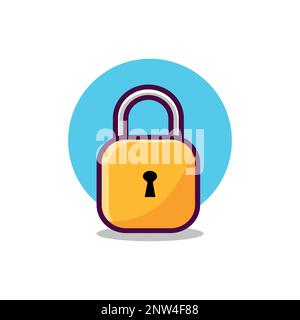 Lock vector icon Stock Vector