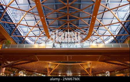 Ishikawa Prefectural Library, Kanazawa, Japan. Stock Photo