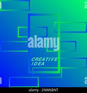 Abstract blue geometric diagonal overlay layer background. You can use for poster, template, business presentation. Vector illustration Stock Vector
