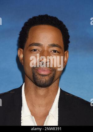 Jay Ellis arriving to Hulu's 'History of the World Part II' Premiere held at the Hollywood American Legion Post 43 in Hollywood, CA on February 27, 2023. © Janet Gough / AFF-USA.COM Stock Photo