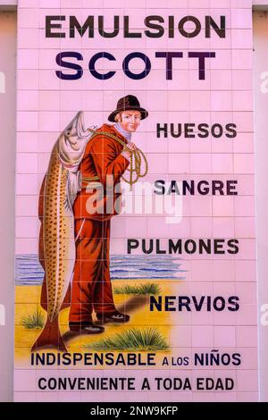 19th Century Spanish Advertisement For Emulsion De Scott, Scott's
