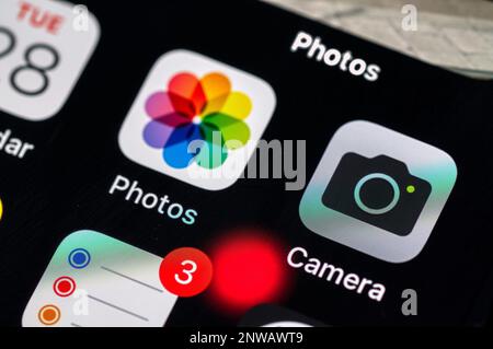 camera app Stock Photo