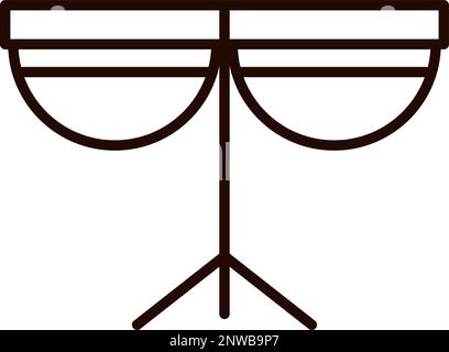 congas musical instrument Stock Vector