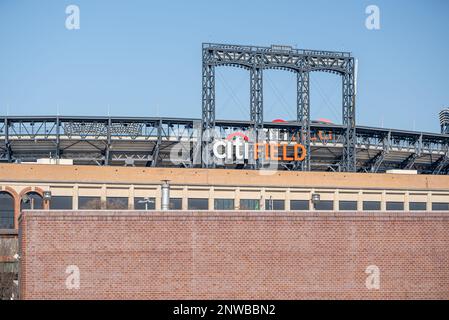 Citi Field stadium in Queens - home of the New York Mets - travel photography Stock Photo