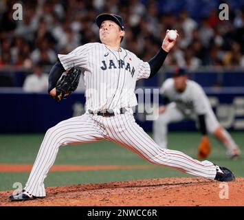 All Japan closer Yuki Matsui pitches against MLB All-Stars