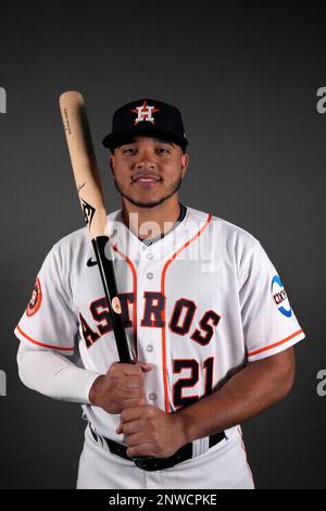 This is a 2023 photo of catcher Yanier Diaz of the Houston Astros baseball  team. This image reflects the Astros active roster as of Feb. 23, 2023,  when this image was taken. (AP Photo/Wilfredo Lee Stock Photo - Alamy