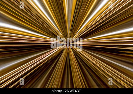 blurred abstract golden shiny background of uneven surface, Stock Photo