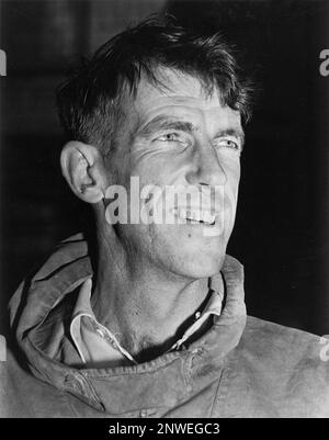 Edmund Hillary, (1919 – 2008) New Zealand mountaineer and explorer Stock Photo