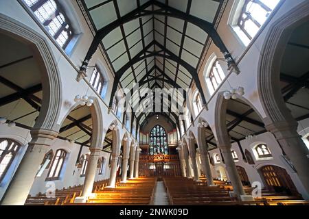 Motherwell Pugin Gothic Revival architecture, Catholic cathedral, Our Lady of Good Aid, 31 Coursington Rd,North Lanarkshire,Scotland,UK,ML1 1PP Stock Photo