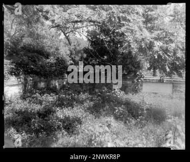 Tuckahoe, Goochland County, Virginia. Carnegie Survey of the Architecture of the South. United States  Virginia  Goochland County, Gardens. Stock Photo