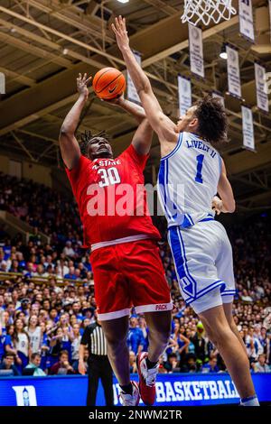 February 28, 2023: North Carolina State Wolfpack guard Jack Clark