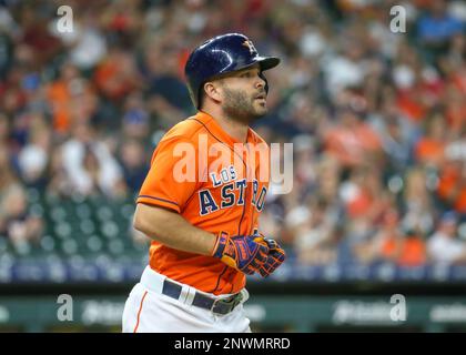 Jose Altuve 27 Houston Astros baseball player action pose