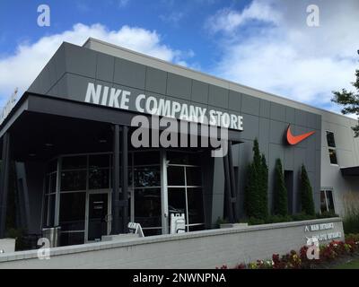 General overall view of the Nike Company Store in Beaverton Ore. Monday July 18 2016. Kirby Lee via AP Stock Photo Alamy