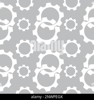 cog gear machine industry symbol seamless vector Stock Vector