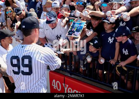 Photo: Yankees Aaron Judge in Spring Training in Florida - FLA20190318104 