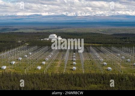 High Frequency Active Auroral Research Program site Stock Photo - Alamy