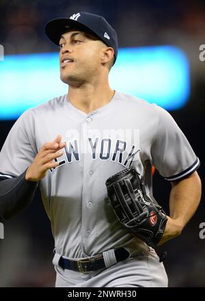 August 22, 2018: New York Yankees right fielder Giancarlo Stanton