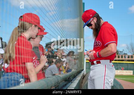 BRANDON MARSH PHILADELPHIA PHILLIES ACTION SIGNED 8x10 - Sports Memorabilia  at 's Sports Collectibles Store