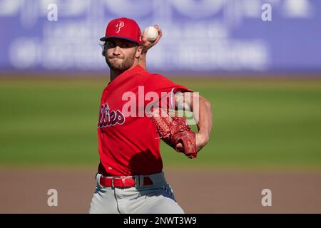 Philadelphia Phillies pitcher Andrew Schultz (30) during MiLB