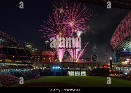 August 10, 2018: The Friday Night Fireworks show can be seen at 