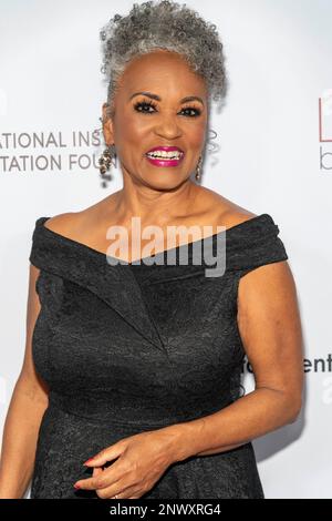 Los Angeles, CA February 28, 2023, Actor Shirley Jordan attends 'Linked by Love' Los Angeles Premiere and Gala at DGA , Los Angeles, CA February 28, 2023 Stock Photo