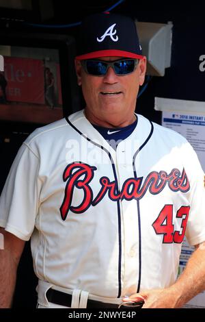 Brian Snitker Third Base Coach Atlanta Braves Stock Photo - Alamy