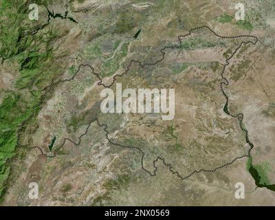 Gaziantep, province of Turkiye. High resolution satellite map Stock Photo