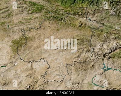 Sivas Map Sivas, province of Turkiye. Low resolution satellite map. Locations of ...
