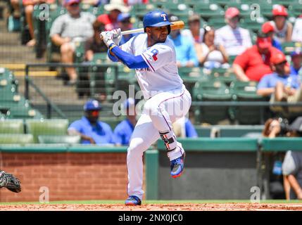 Jun 27, 2018: Texas Rangers catcher Isiah Kiner-Falefa #9 during